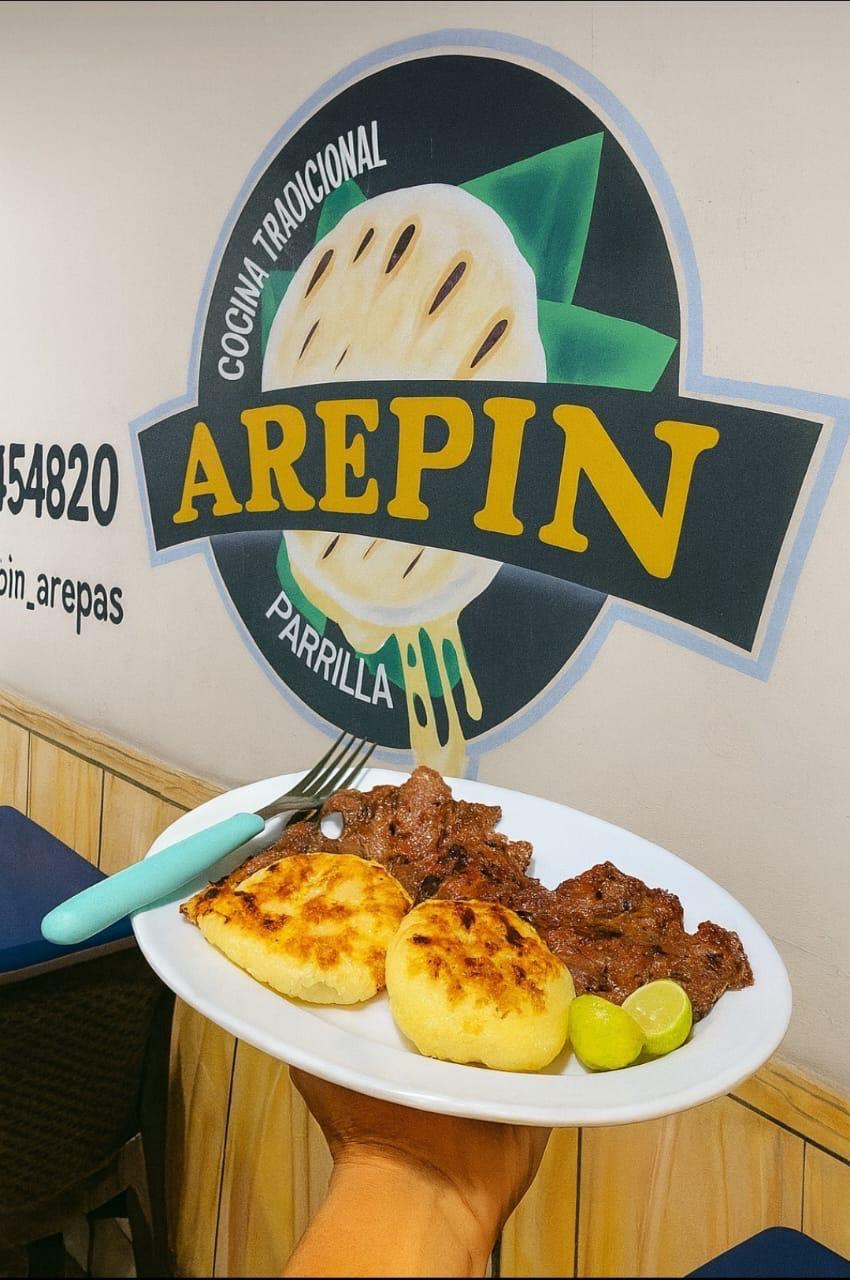 Asado al carbón de AREPIN en Maicao